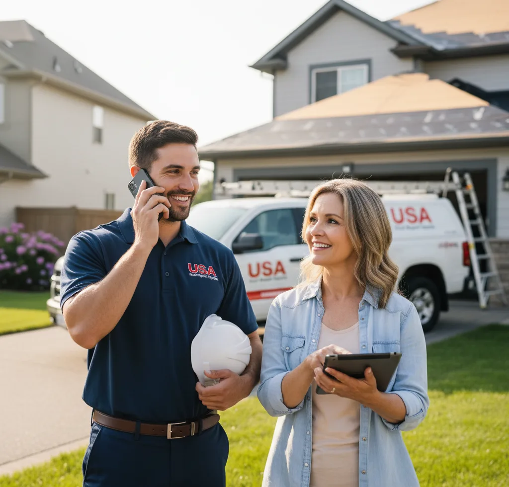 USA Roof Repair Experts customer support in Chinle